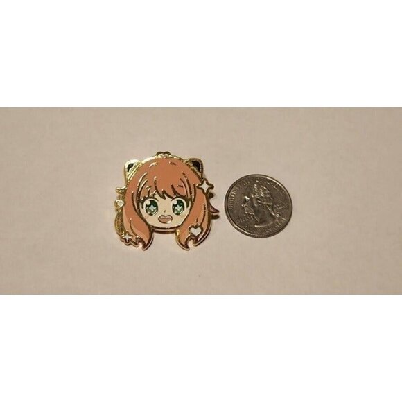 Spy X Family Anime Anya Forger Kawaii Enamel Pin - Picture 3 of 4